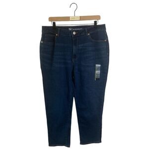 NO BOUNDARIES dark denim  high rise mom jeans // 17